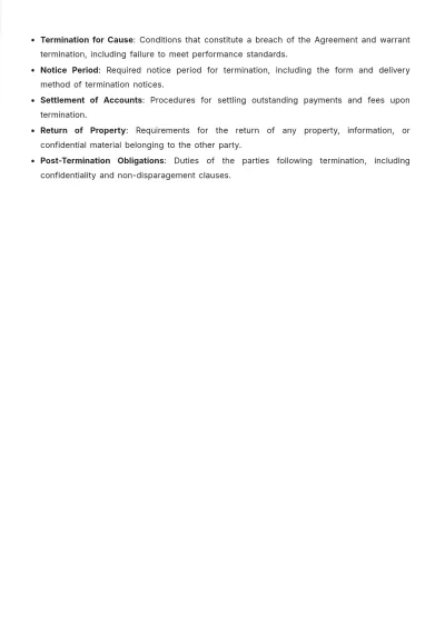 Free Real Estate Zero-Waste Initiatives SLA Template to Edit Online