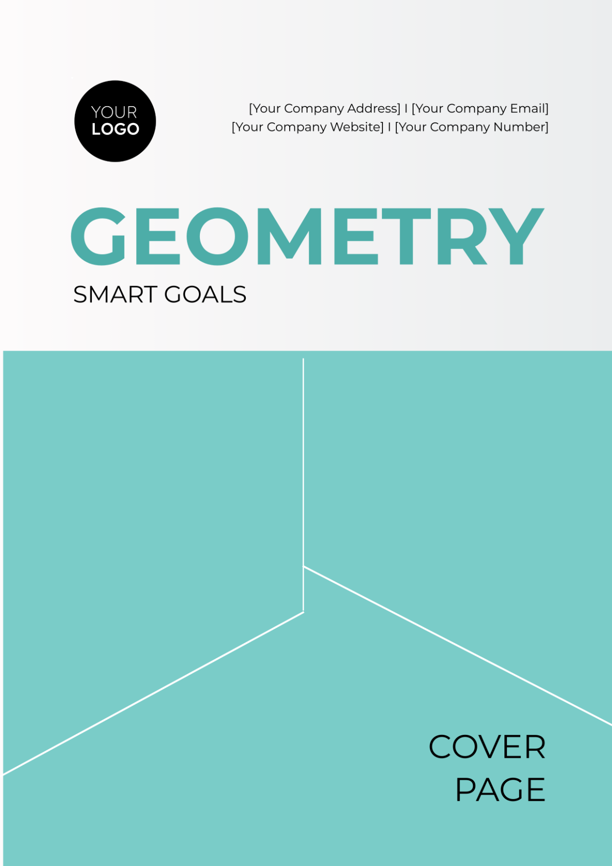 Geometry SMART Goals Cover Page
