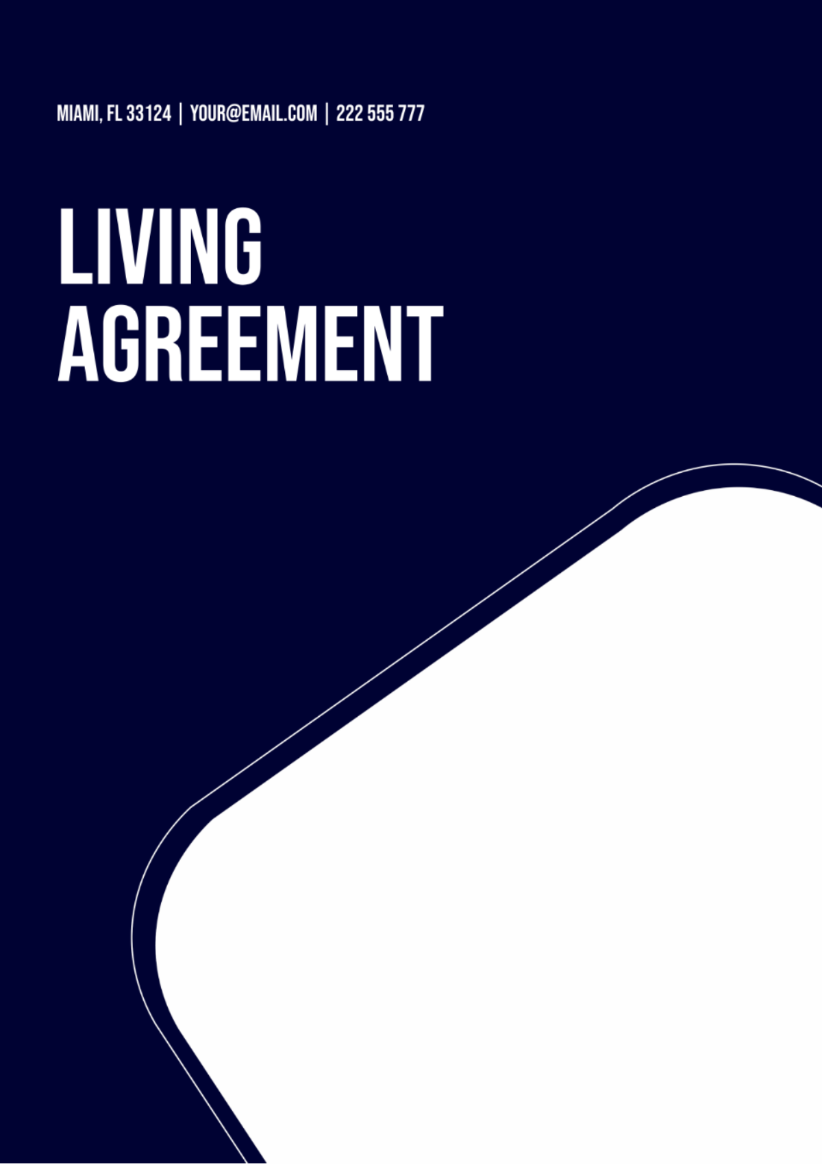 Living Agreement Template