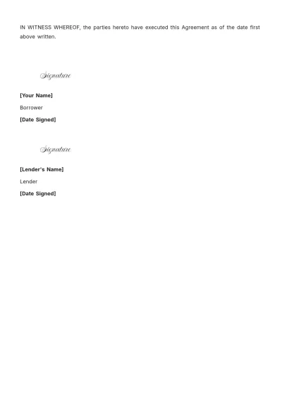Free Security Agreement Template to Edit Online