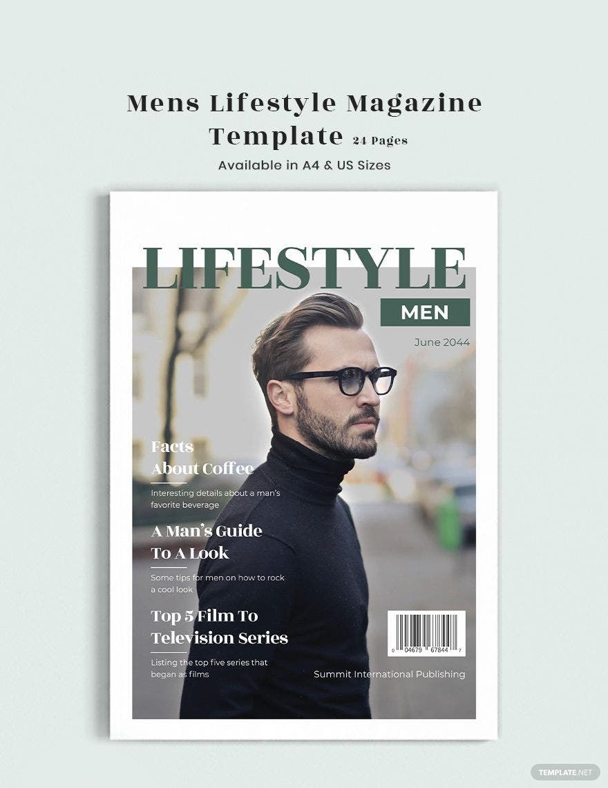 Men's Lifestyle Magazine Template
