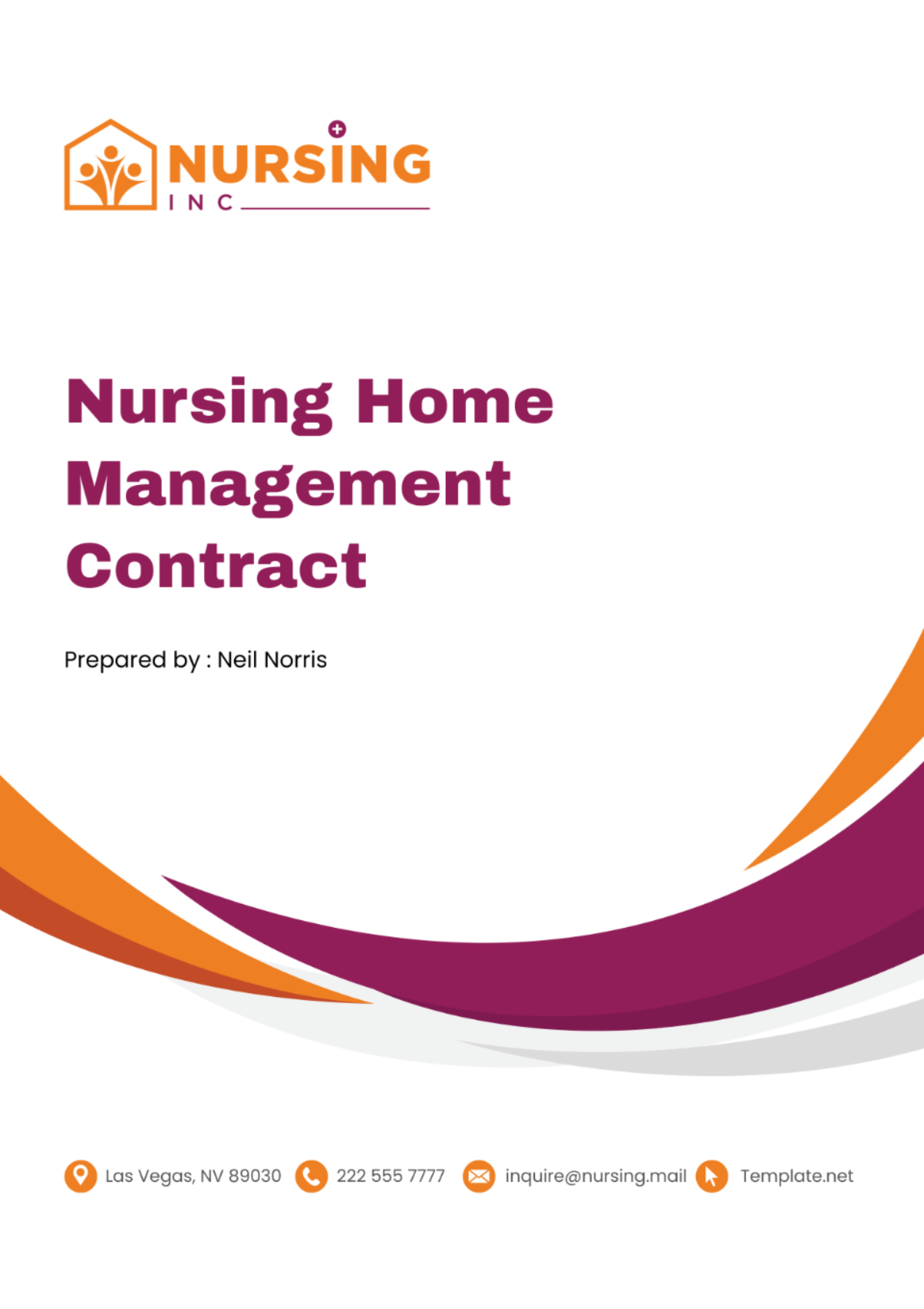 Nursing Home Management Contract Template