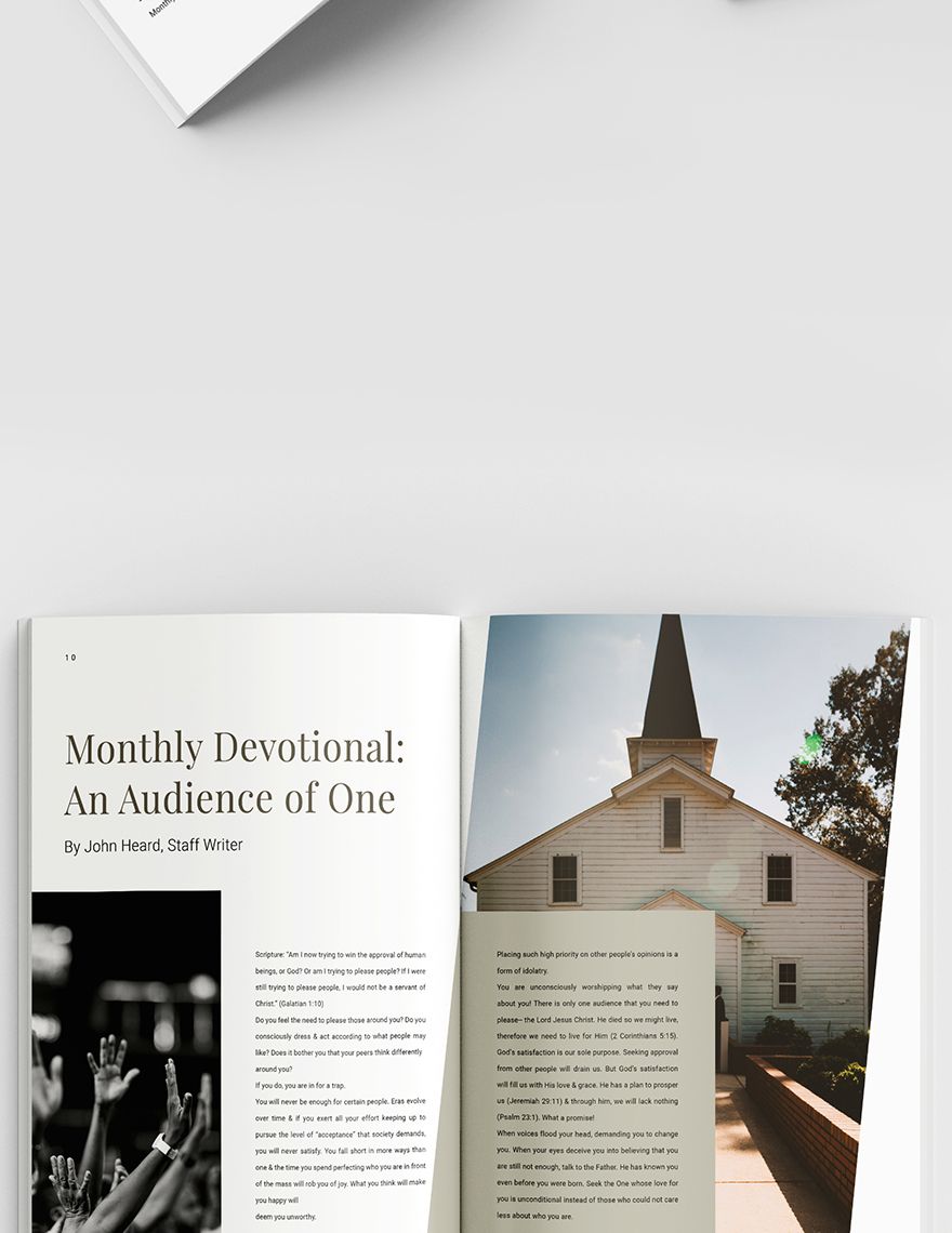 Modern Church Magazine Template