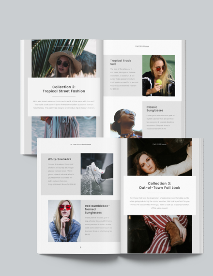 Minimal Photography Lookbook Template - InDesign, Word, Apple Pages ...