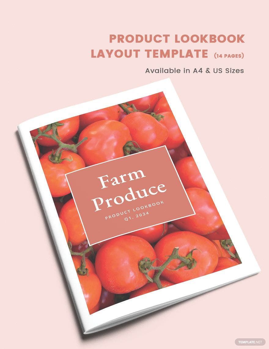 Product Lookbook Layout Template