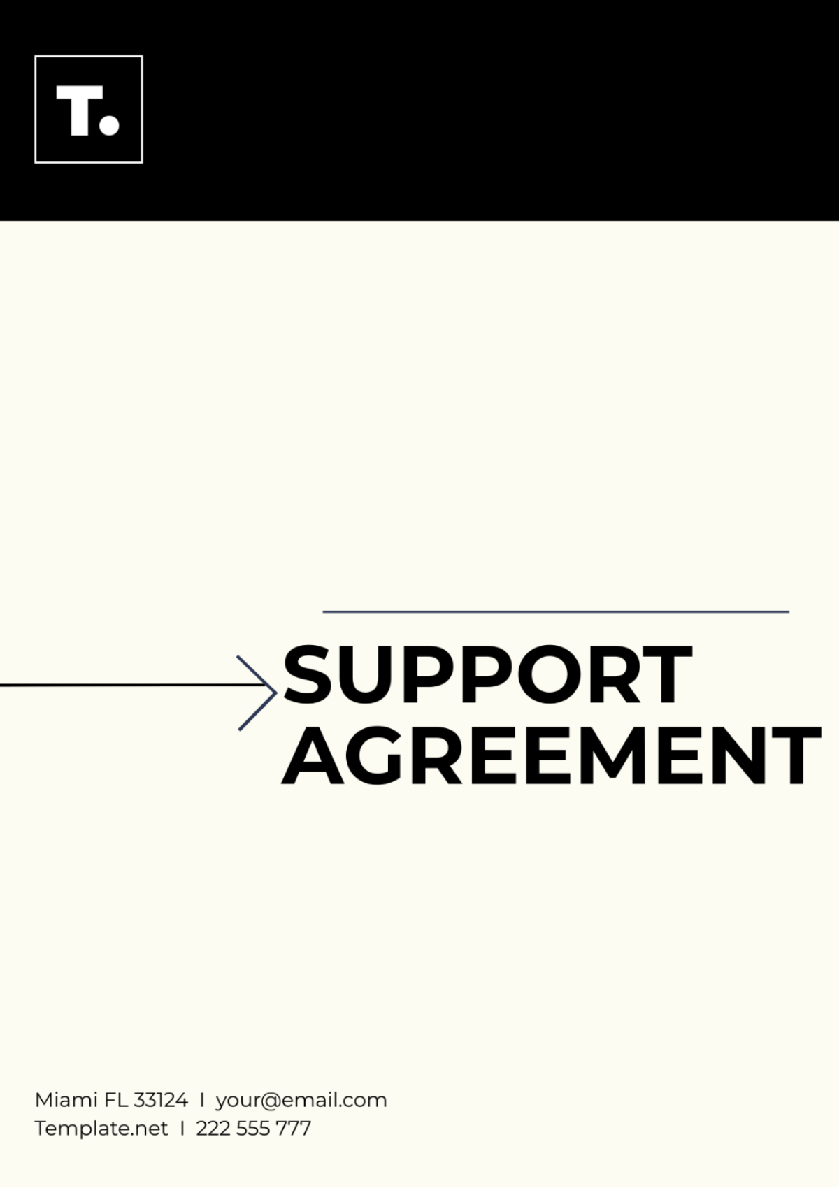 Support Agreement Template