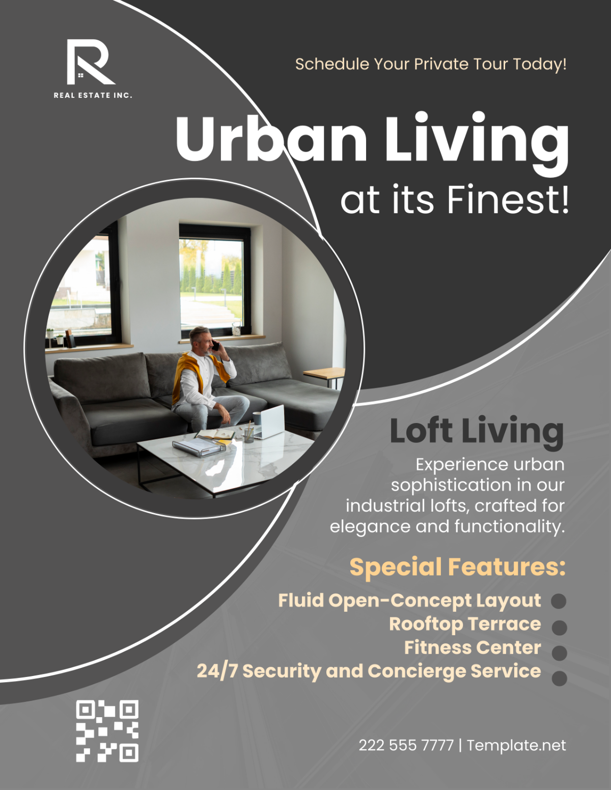 Urban Condos and Lofts Flyer Template