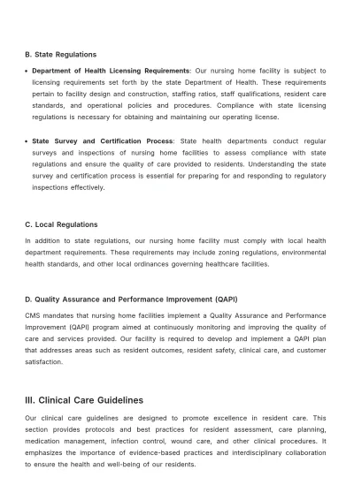 Free Nursing Home Reference Guide Template to Edit Online