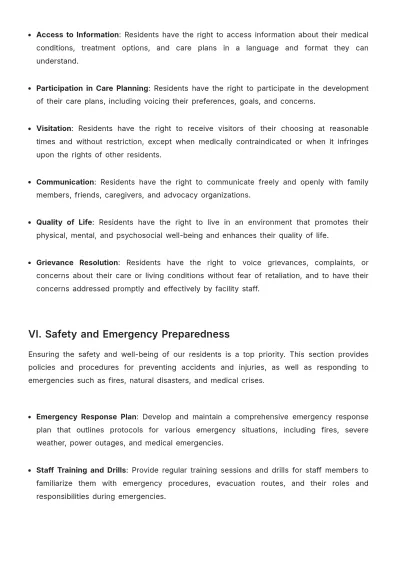 Free Nursing Home Reference Guide Template to Edit Online