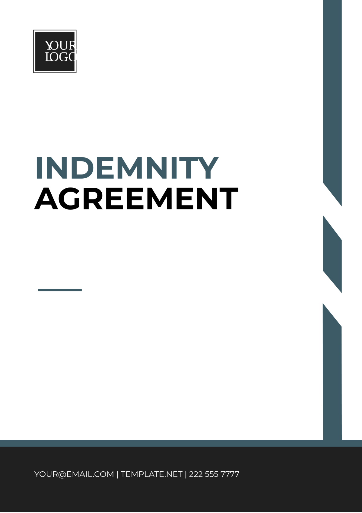 Indemnity Agreement Template - Edit Online & Download