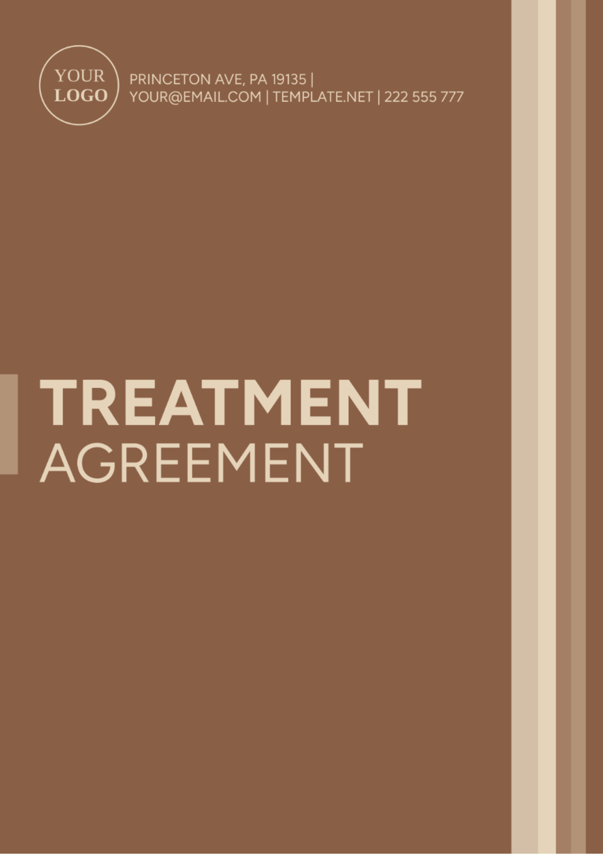 Treatment Agreement Template