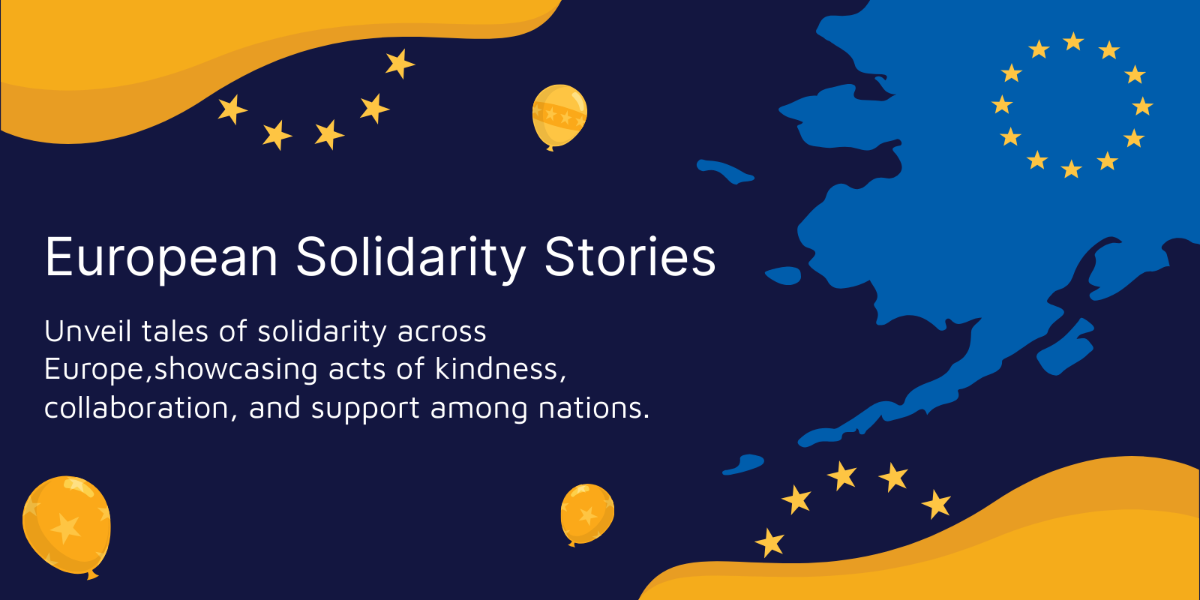 Free Europe Day Blog Banner Template