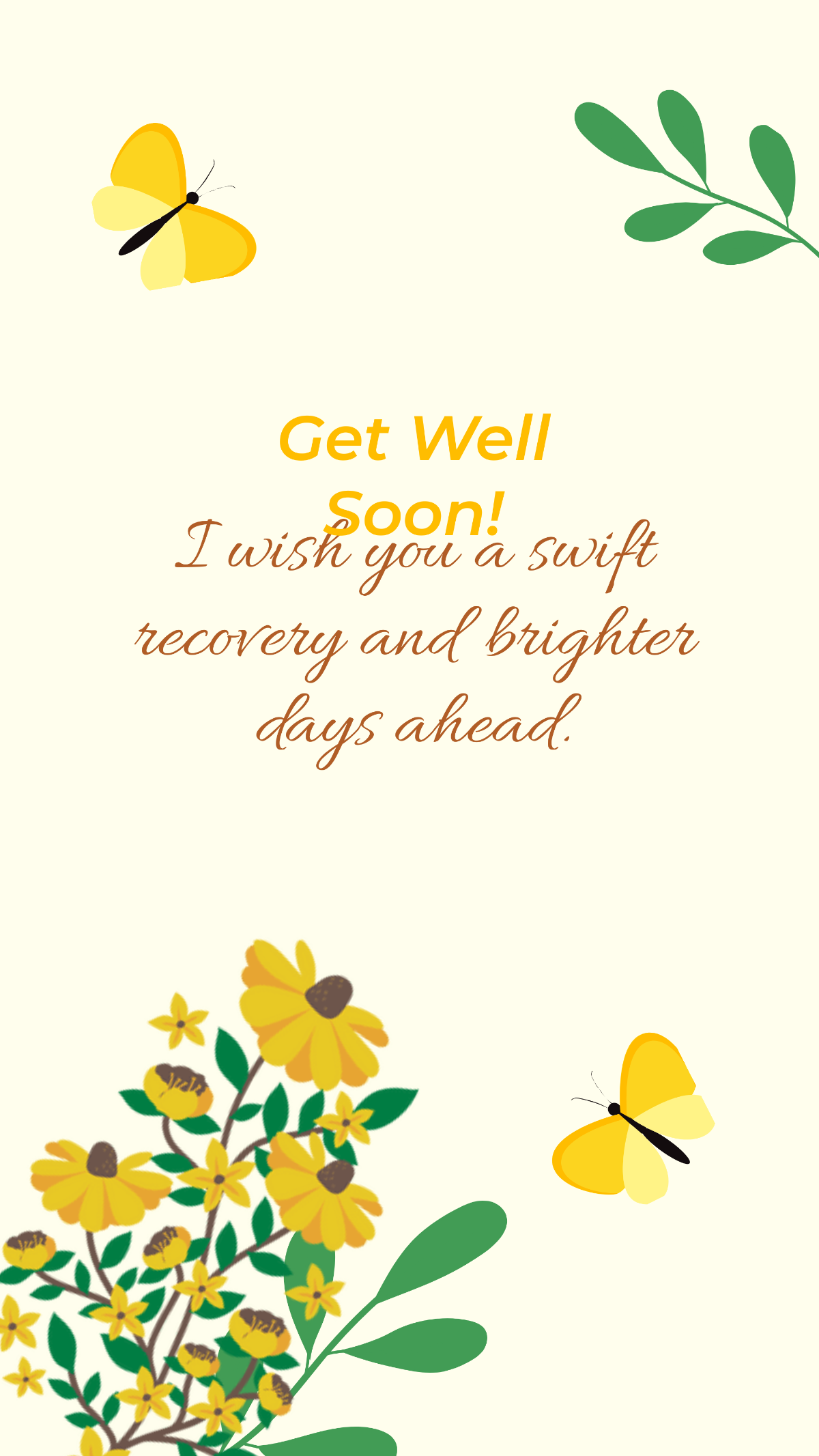 Get Well Soon Greeting Gift Card Template - Edit Online & Download ...