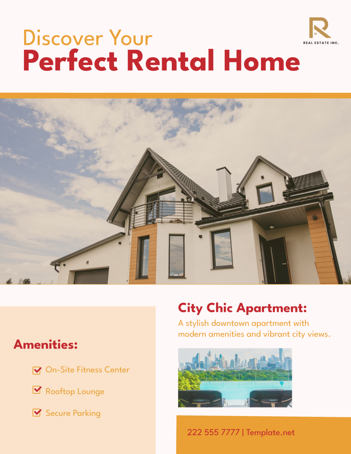 Rental Properties Portfolio Flyer
