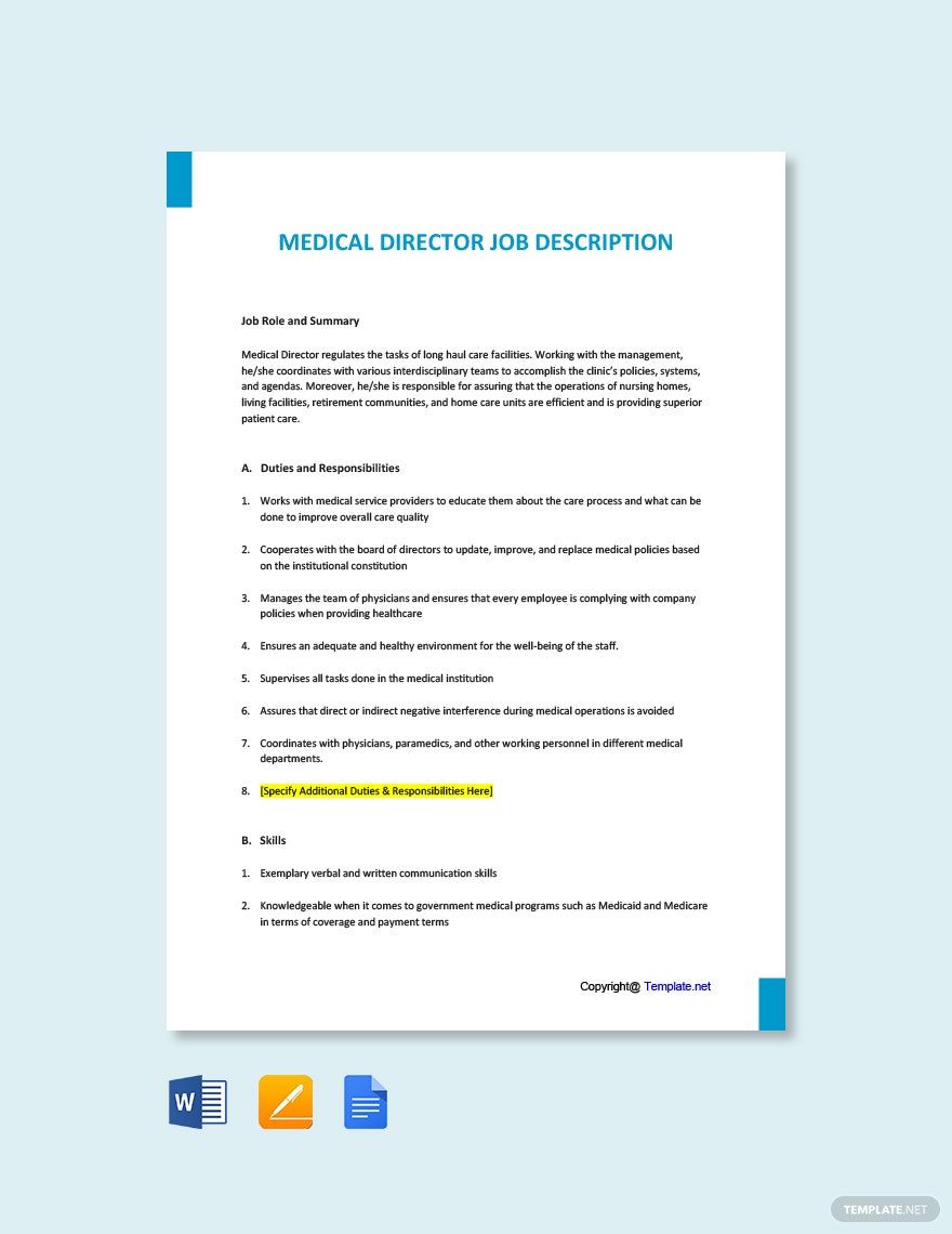 medical-director-templates-design-free-download-template