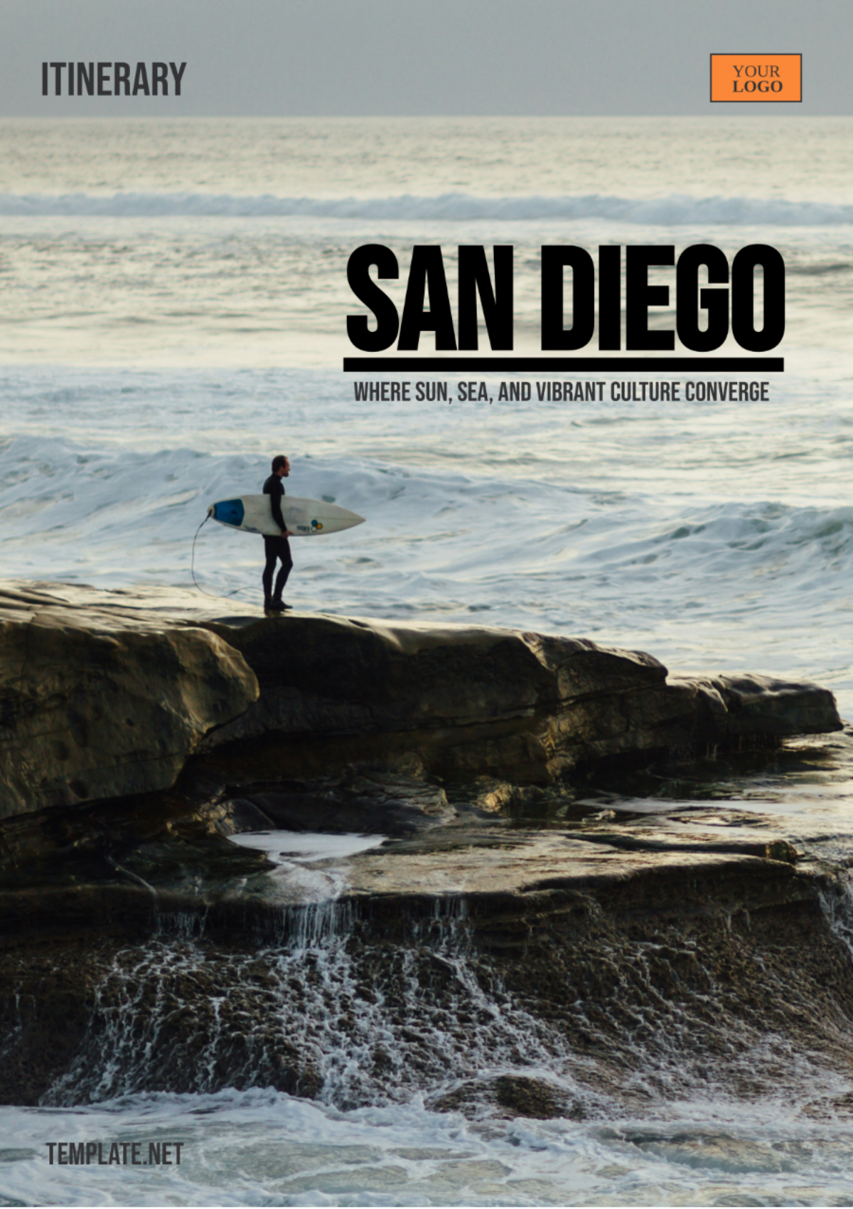 Free San Diego Weekend Itinerary Template