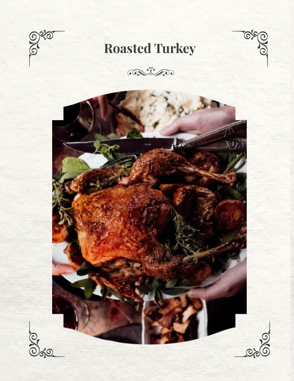 Free Classic Cookbook Template to Edit Online
