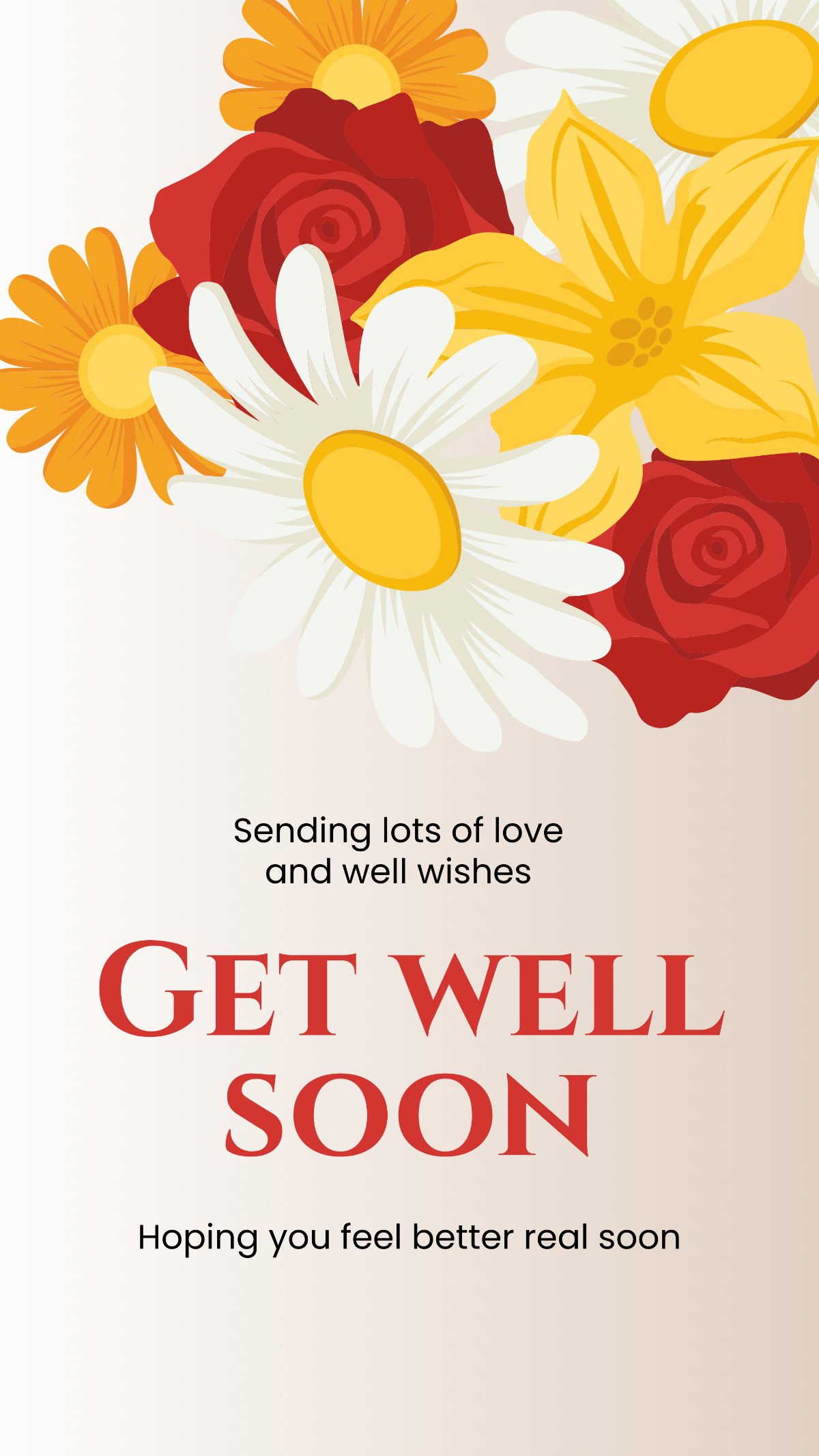 Get Well Soon Facebook Story Template