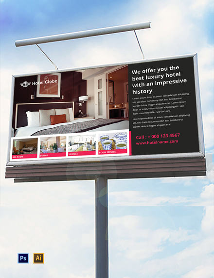 FREE Business Solutions Billboard Template - PSD | Illustrator