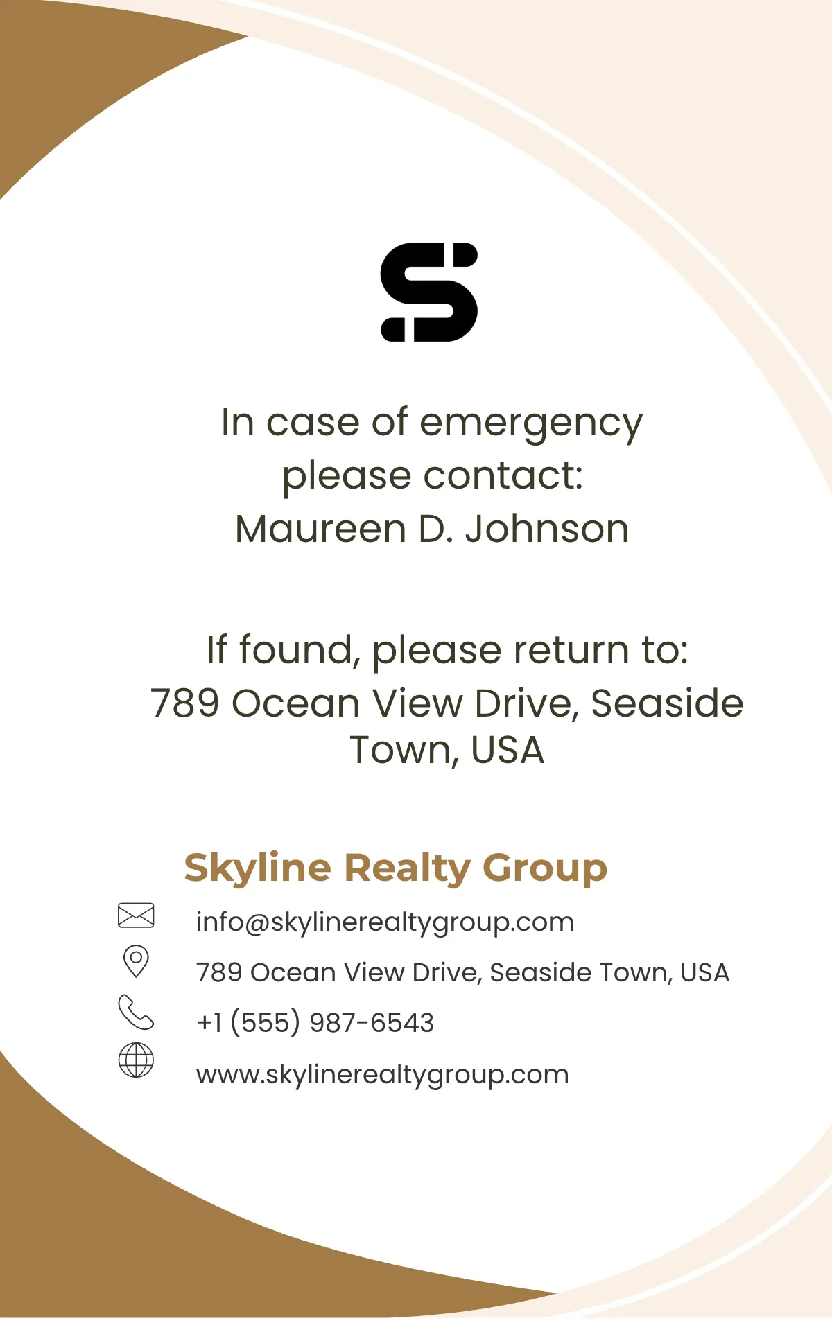 Free Real Estate Agent ID Card Template to Edit Online