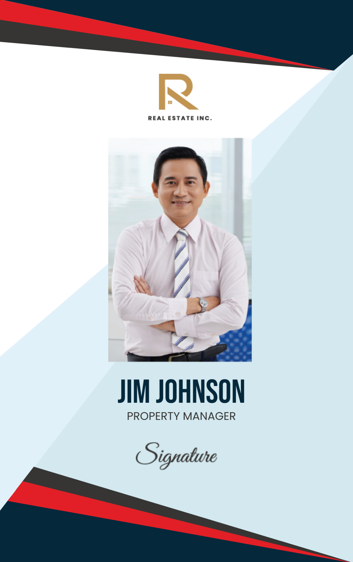Free Property Manager ID Card Template