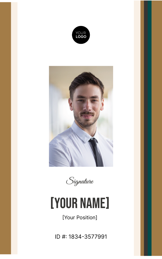 Real Estate Attorney ID Card Template Edit Online & Download Example