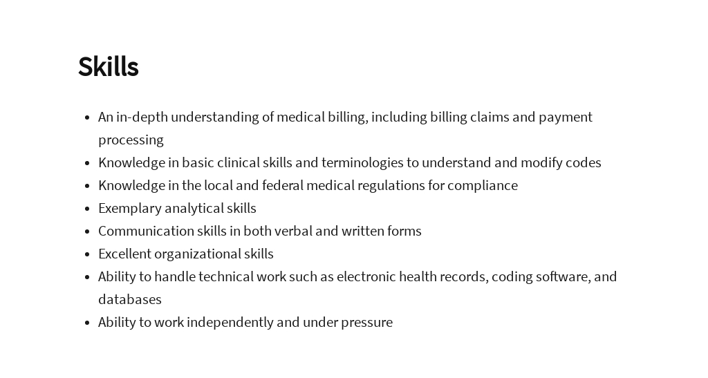 Free Medical Insurance Specialist Job Description Template 4.jpe