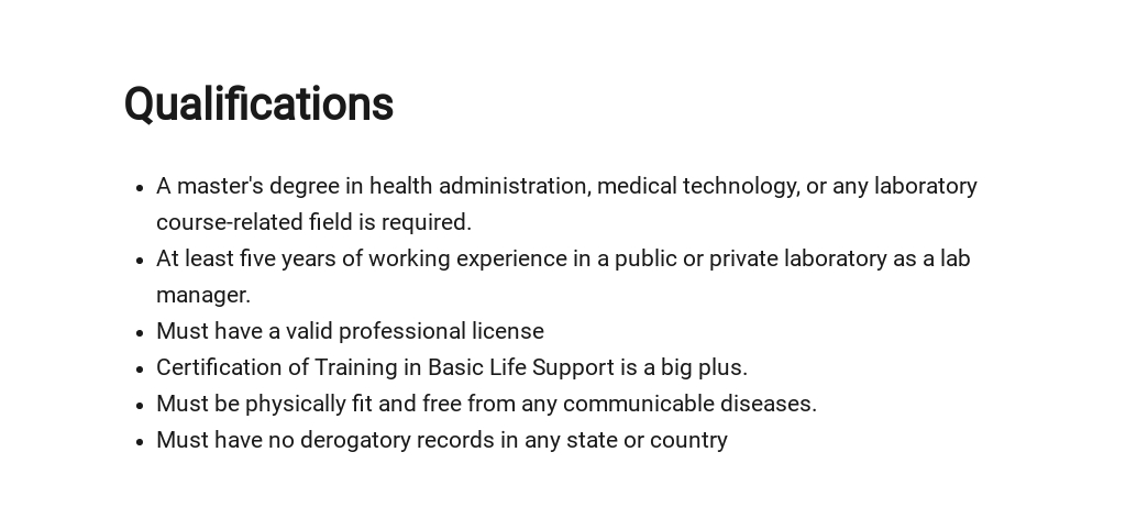 Free Medical Lab Manager Job Description Template 5.jpe