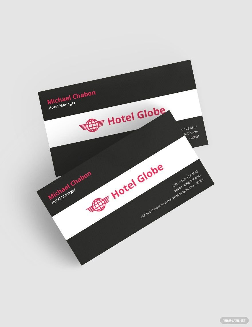 Modern Hotel Business Card Template