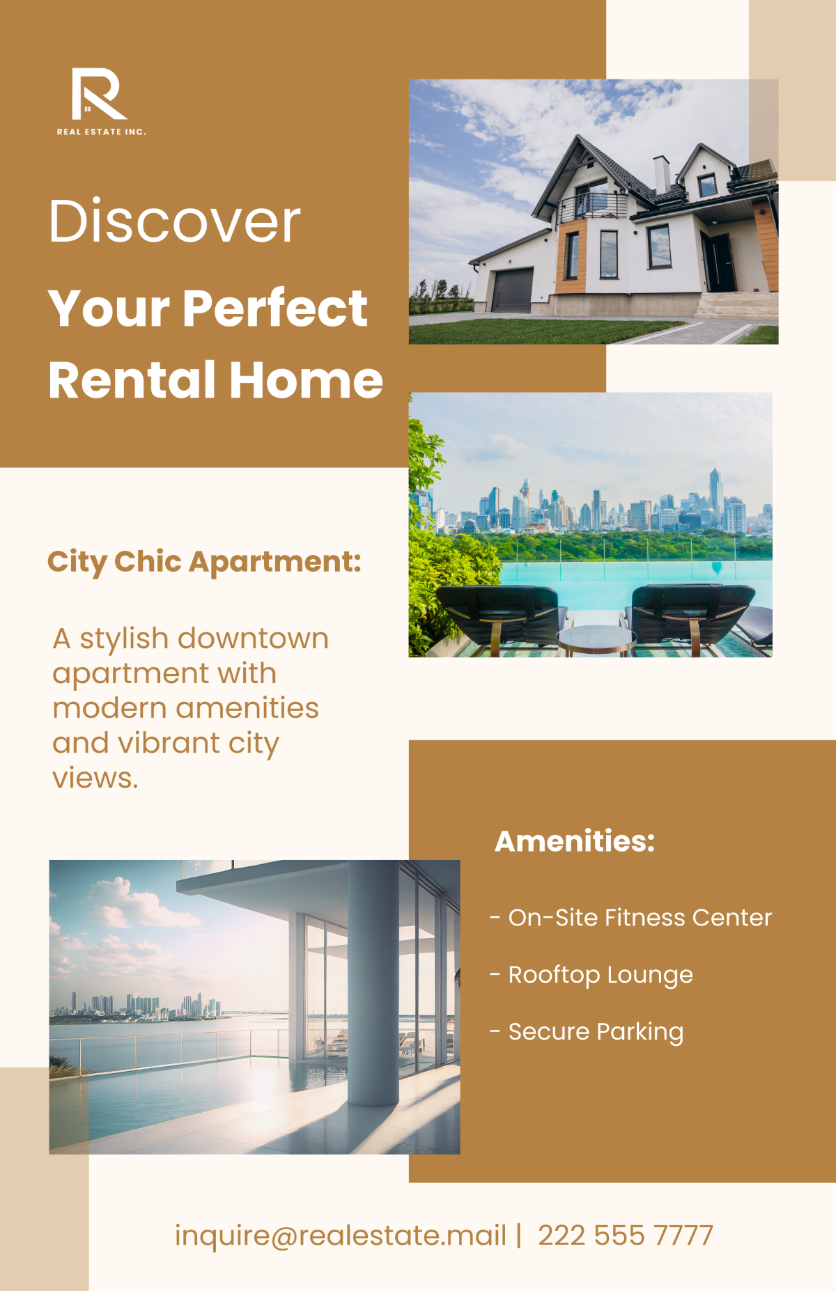 Free Rental Properties Portfolio Poster Template