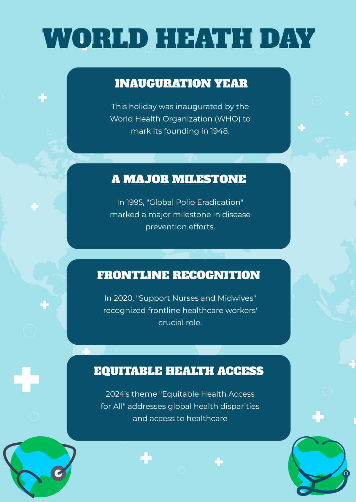 World Health Day History Template