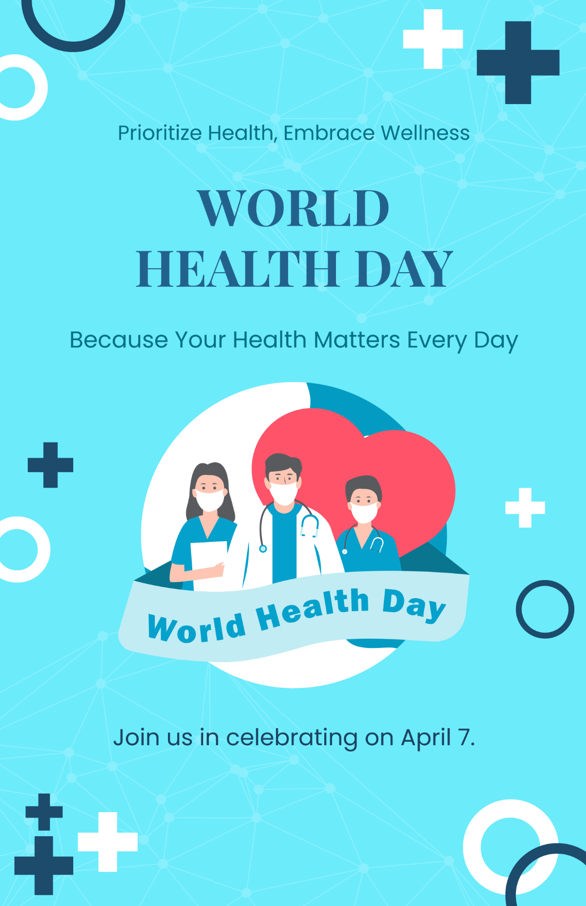 World Health Day 2024 Poster Template