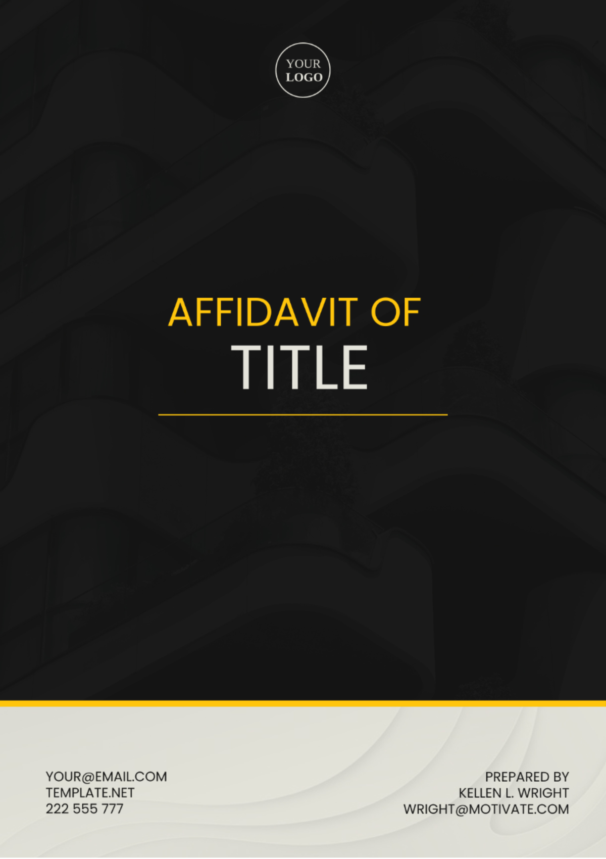 Minnesota Affidavit of Title Template - Edit Online & Download