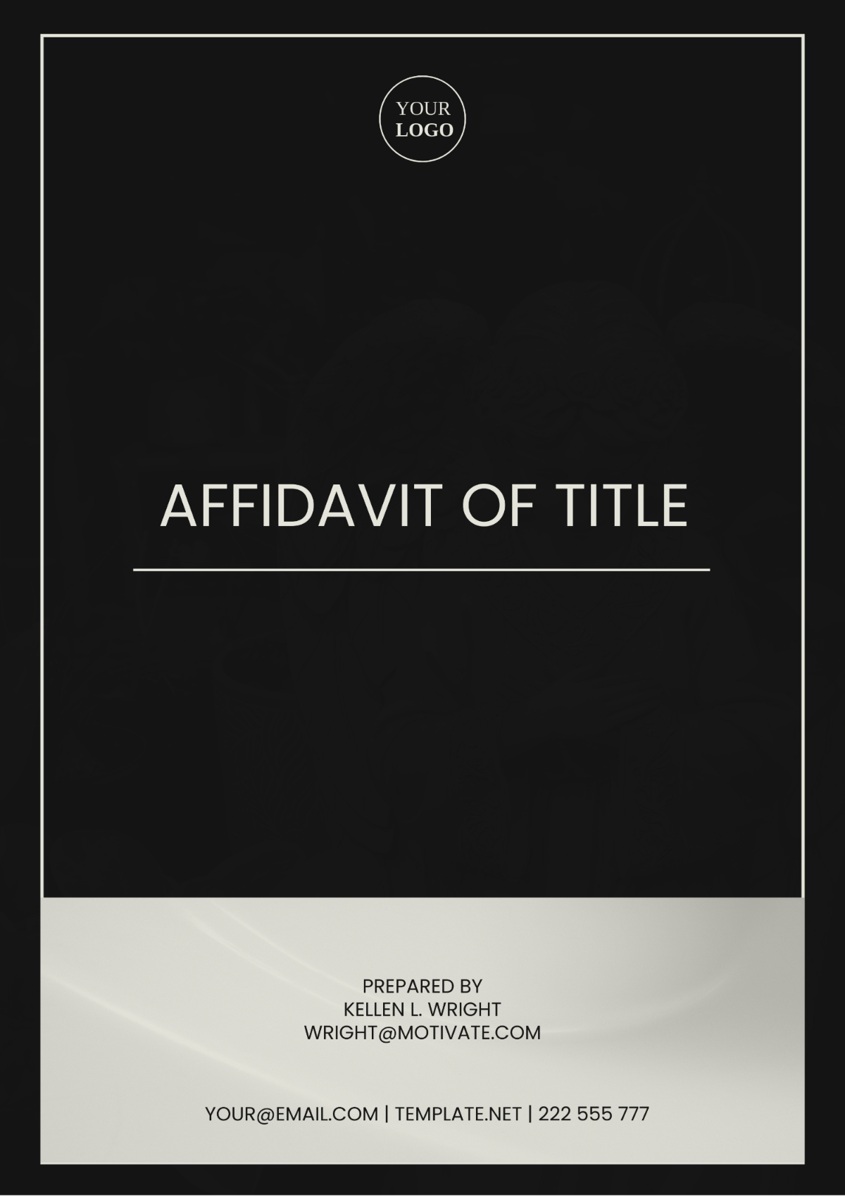 North Carolina Affidavit of Title Template - Edit Online & Download