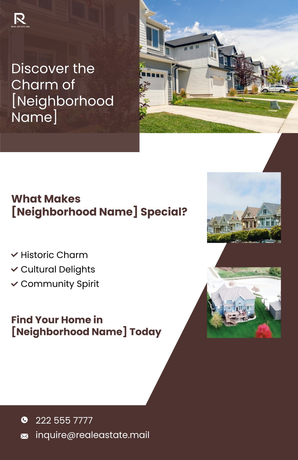 Free Neighborhood Spotlight Poster Template