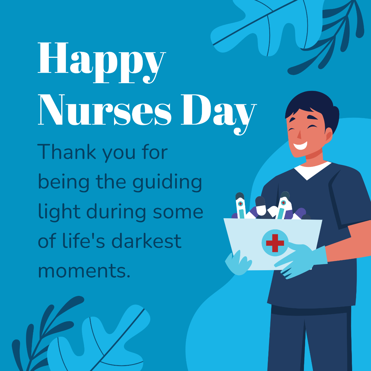 Free International Nurses Day Facebook Post Template