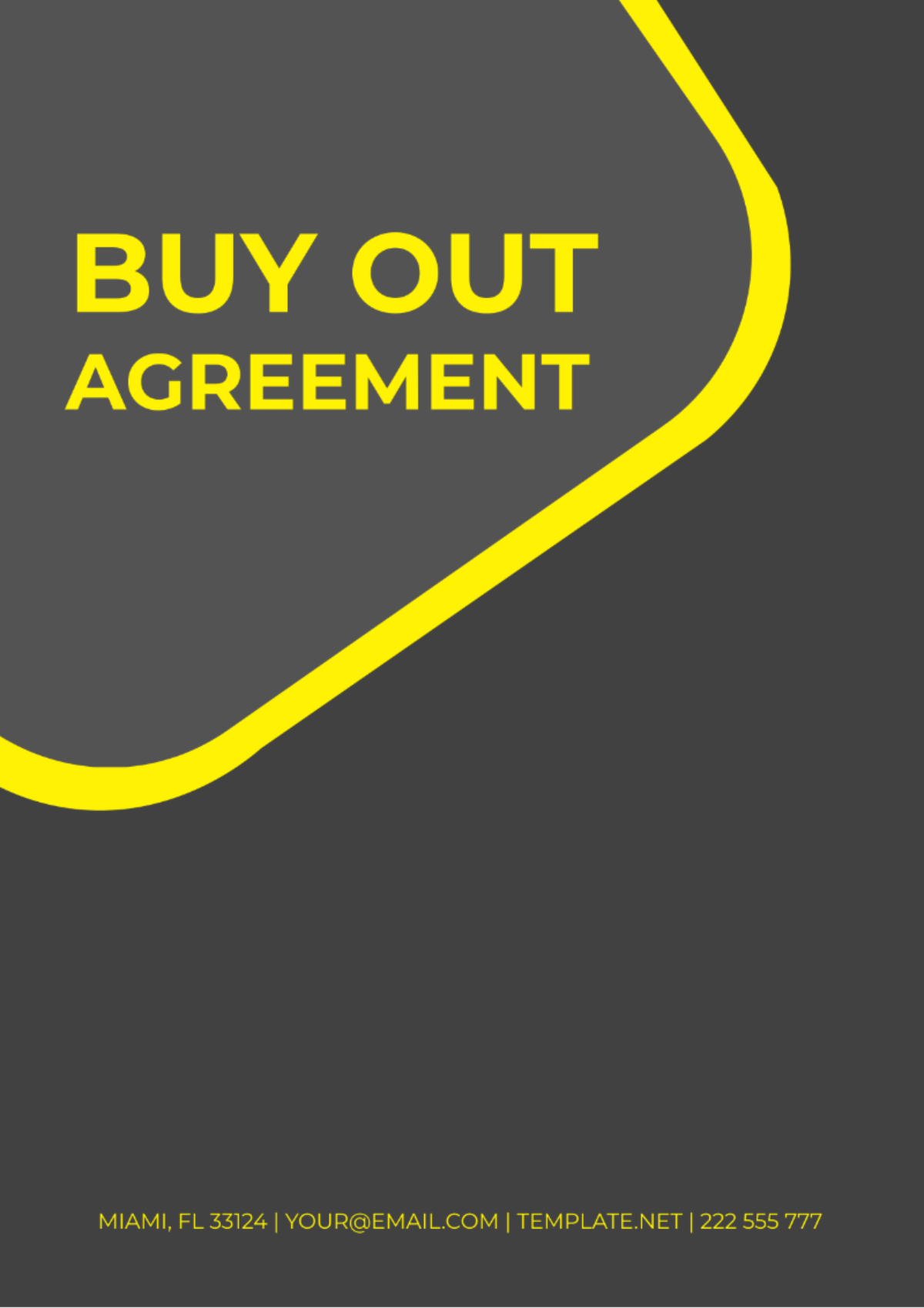 Buy Out Agreement Template Edit Online & Download Example