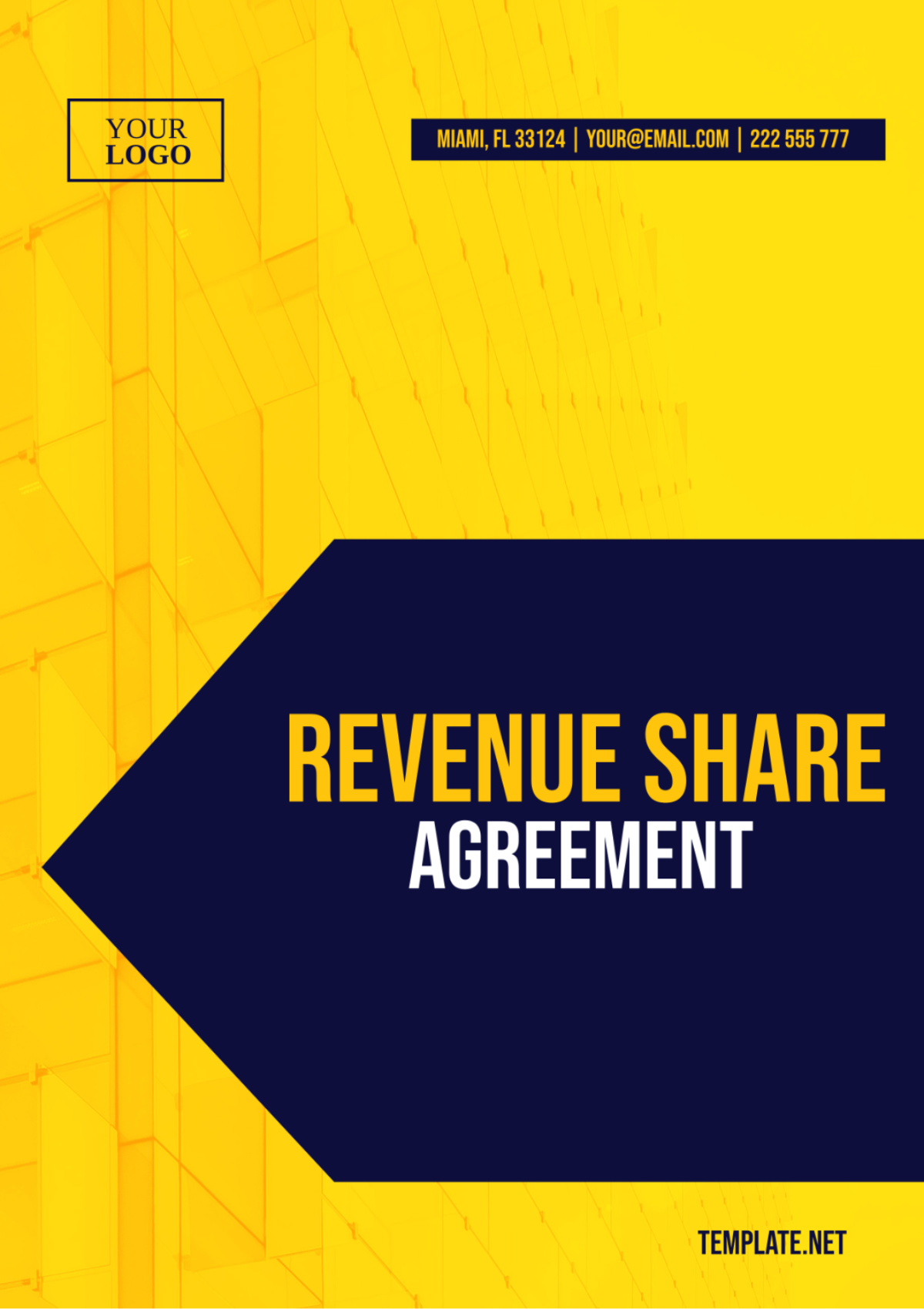 Revenue Share Agreement Template Edit Online & Download Example