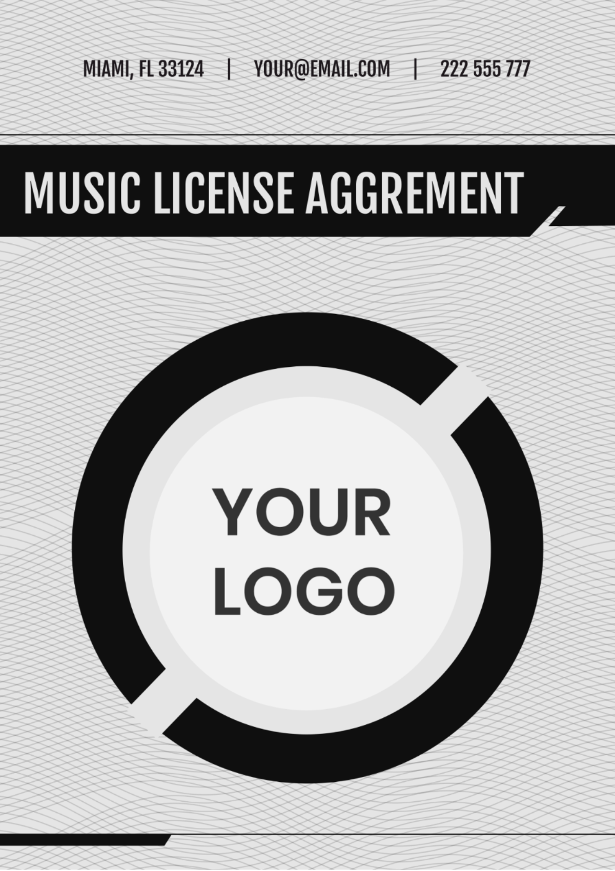 Music license agreement template - Edit Online & Download