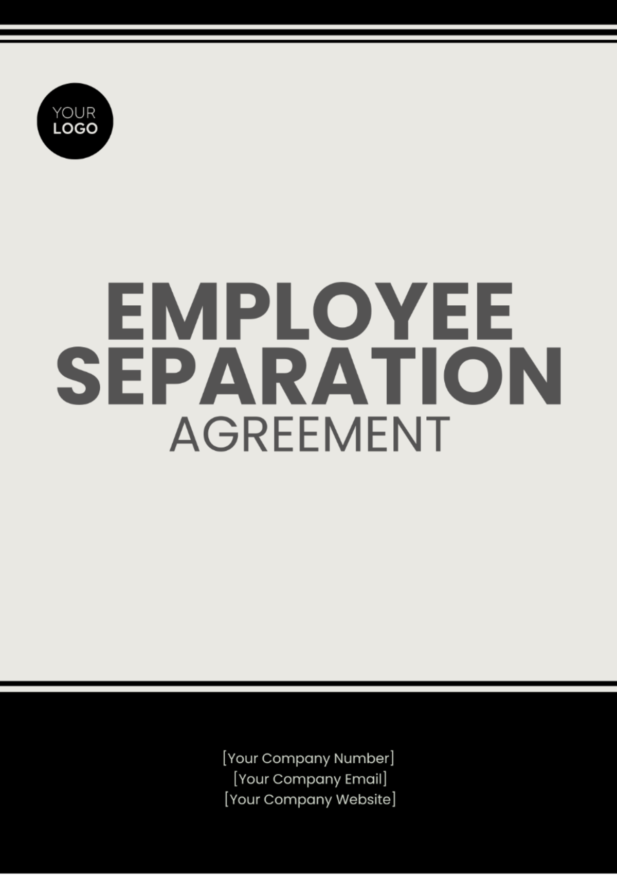 Employee Separation Agreement Template - Edit Online & Download Example ...