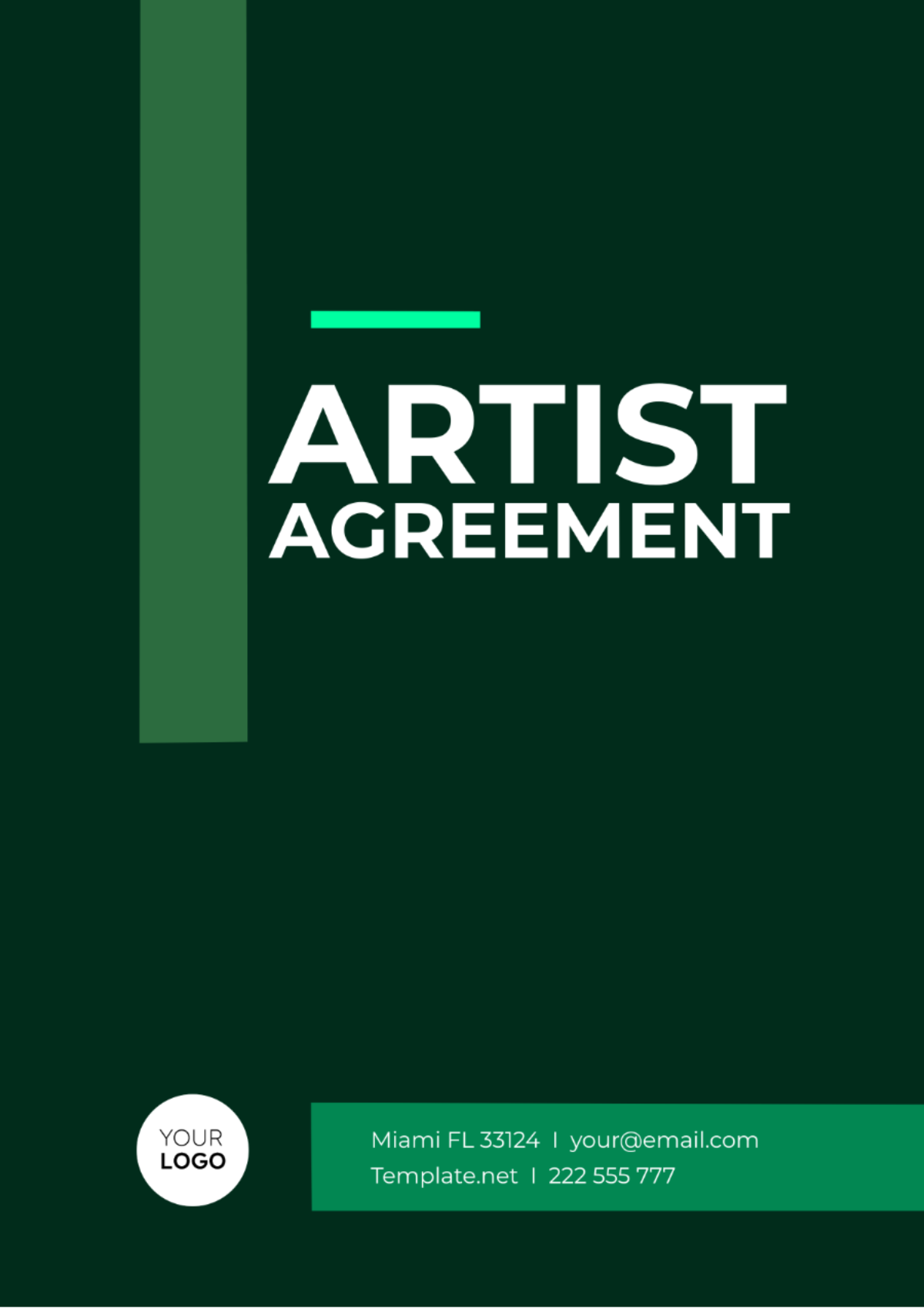 Artist Agreement Template