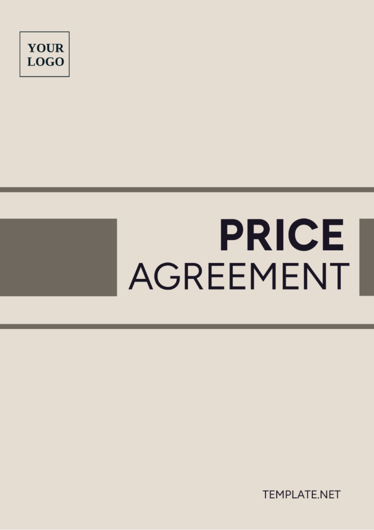 Price Agreement Template