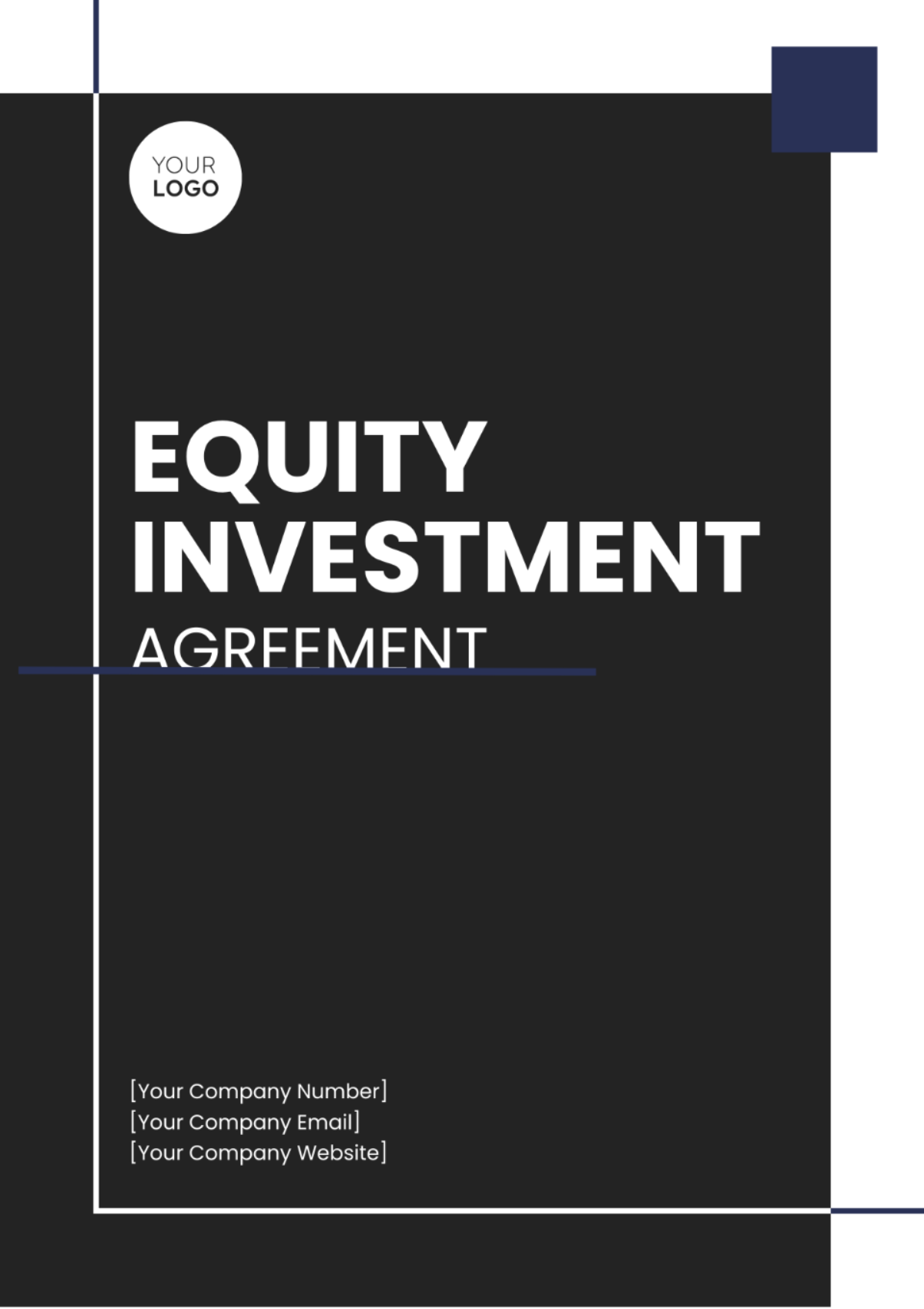 Equity Investment Agreement Template - Edit Online & Download