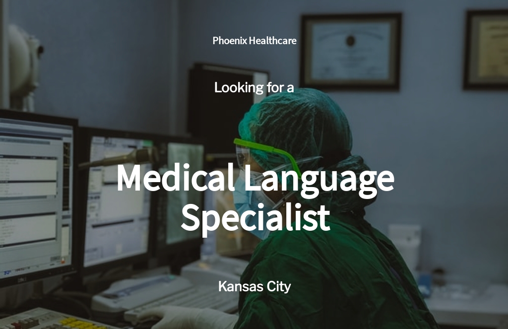 Free Medical Language Specialist Job Ad/Description Template.jpe