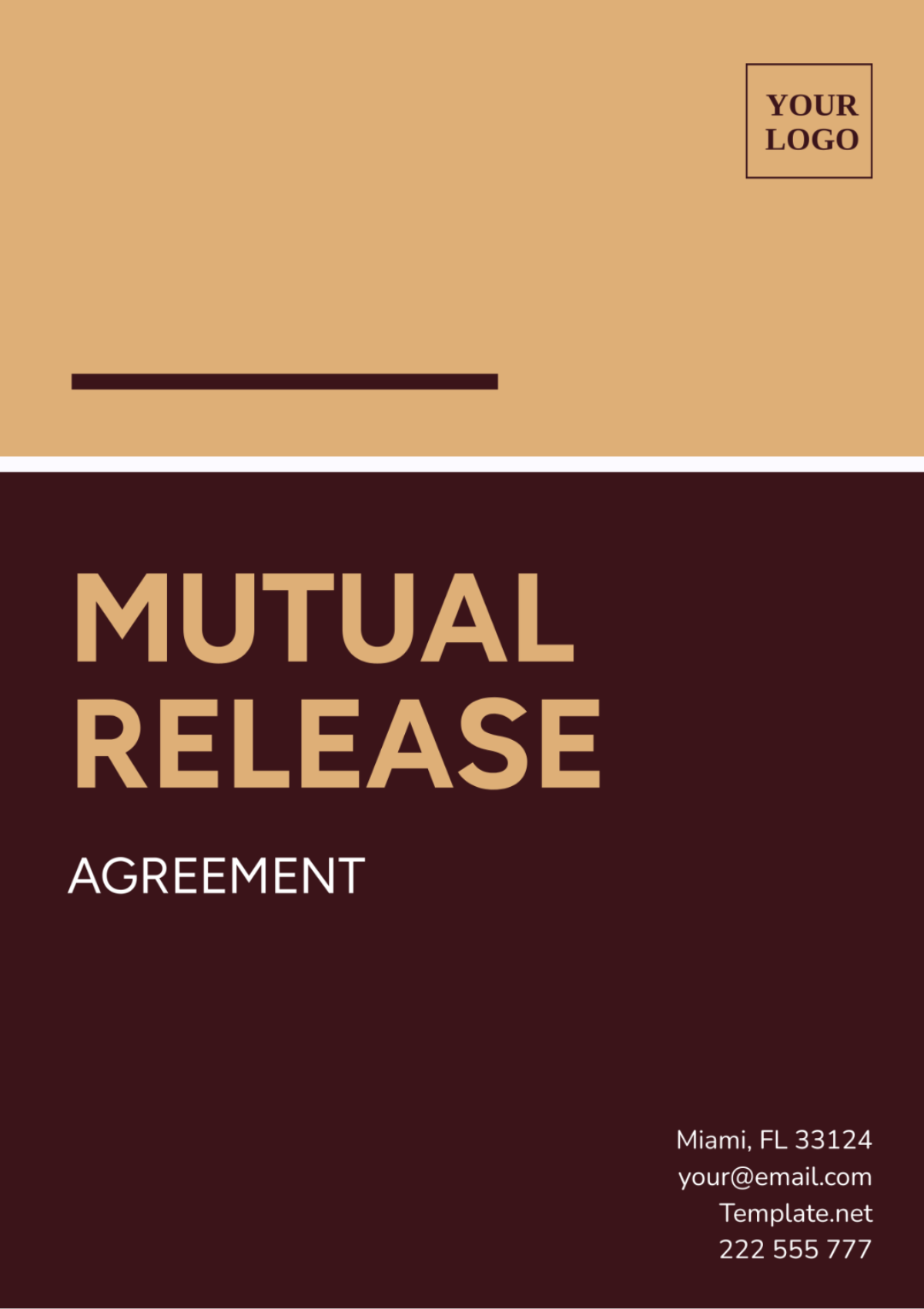 Mutual Release Agreement Template