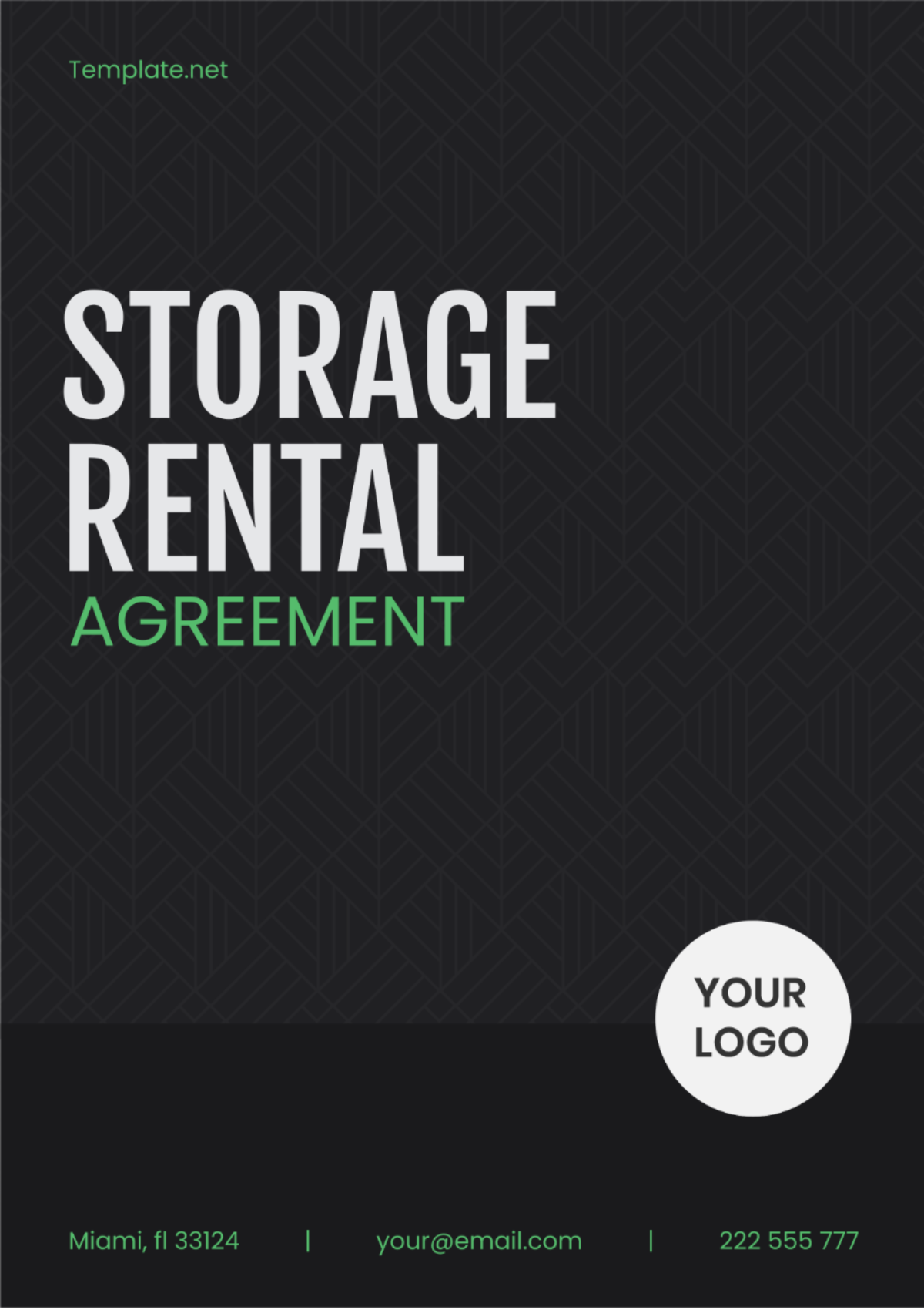 Storage Rental Agreement Template - Edit Online & Download