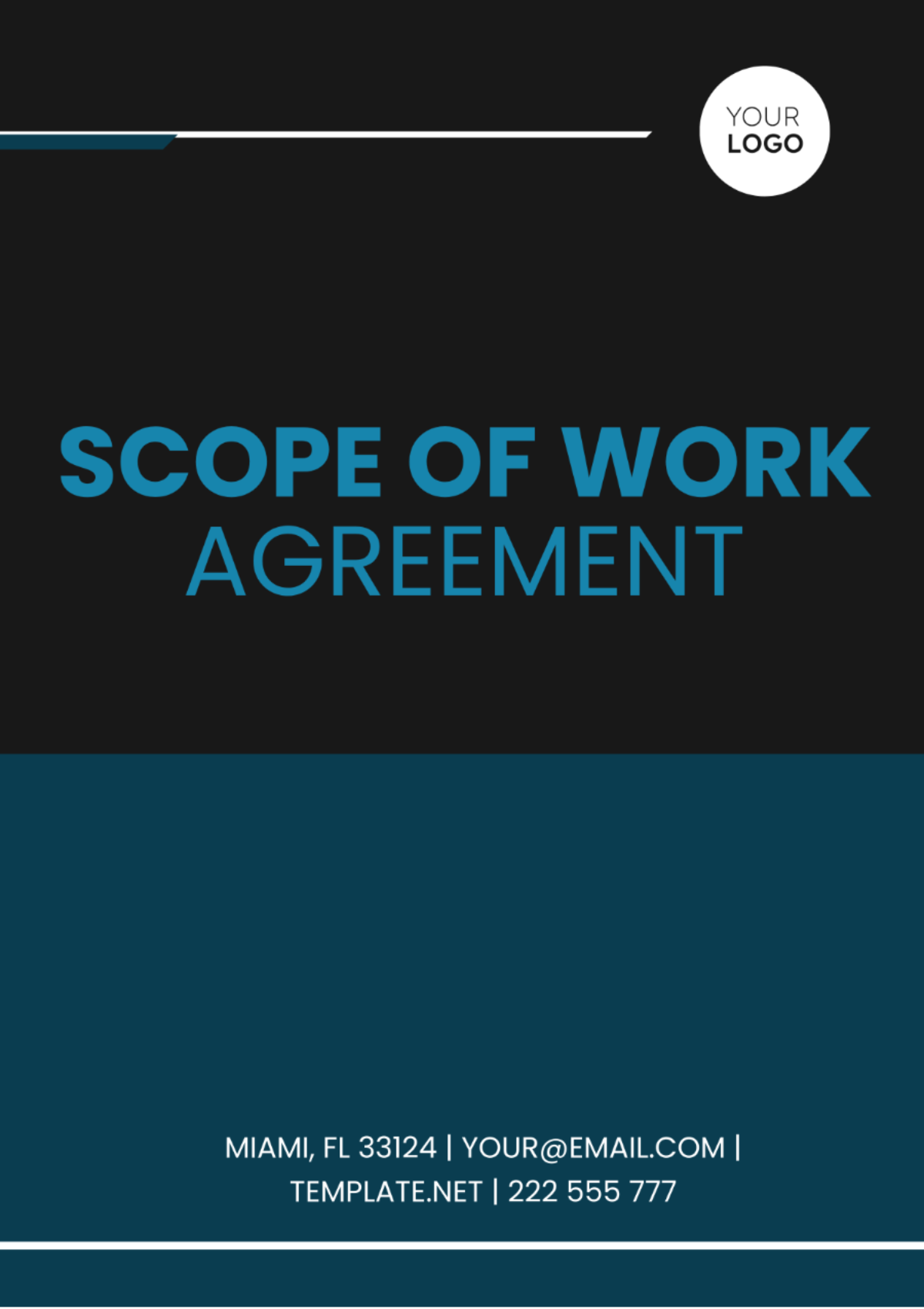 Scope of Work Agreement Template