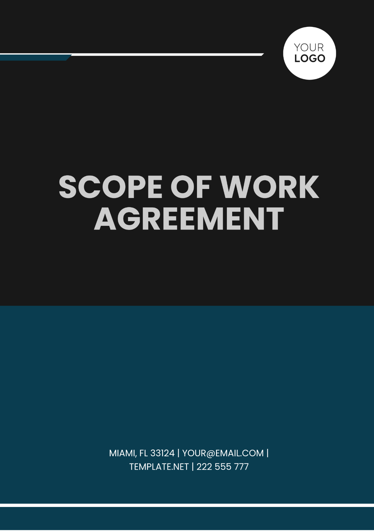 Scope of Work Agreement Template - Edit Online & Download