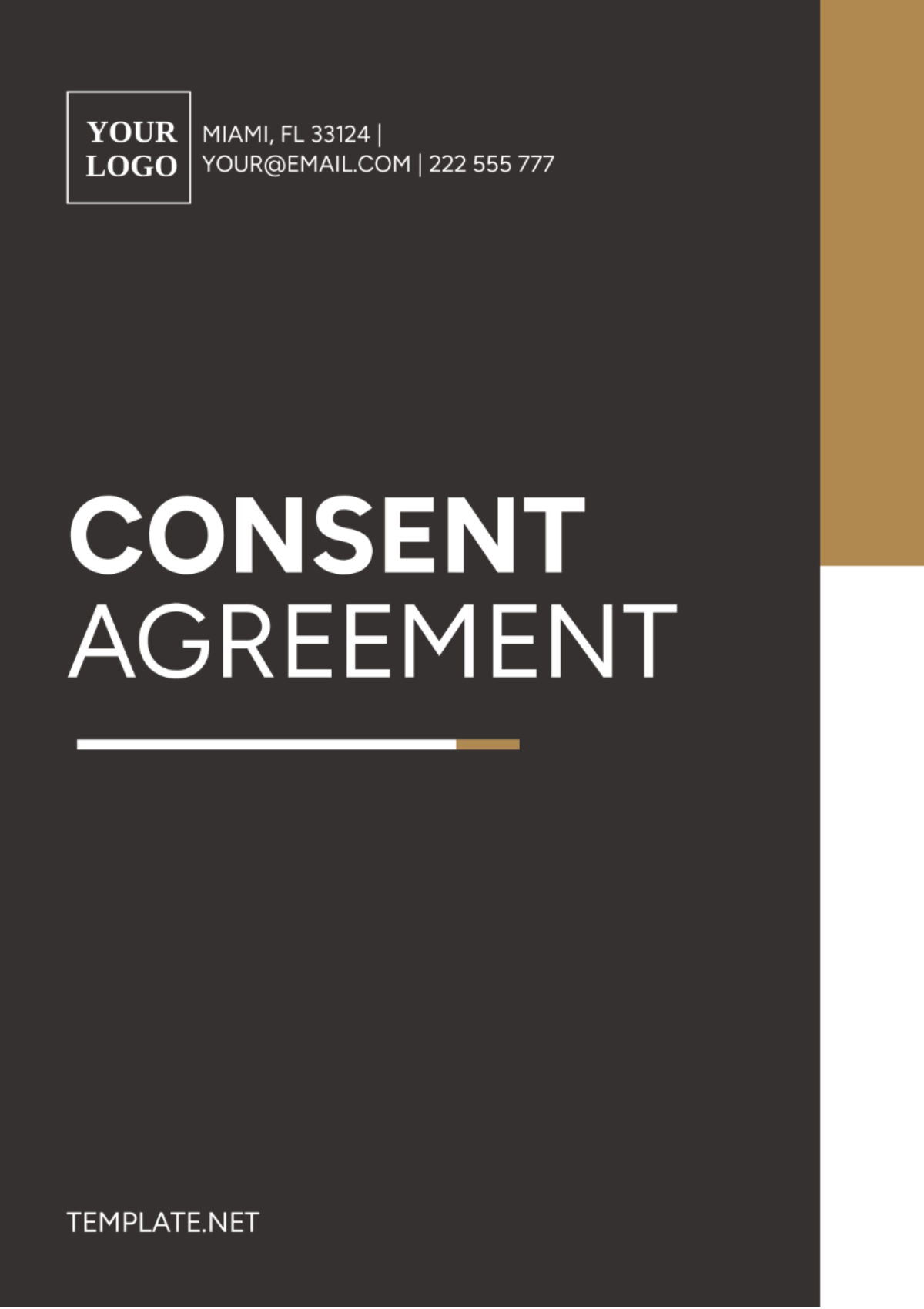 Consent Agreement Template
