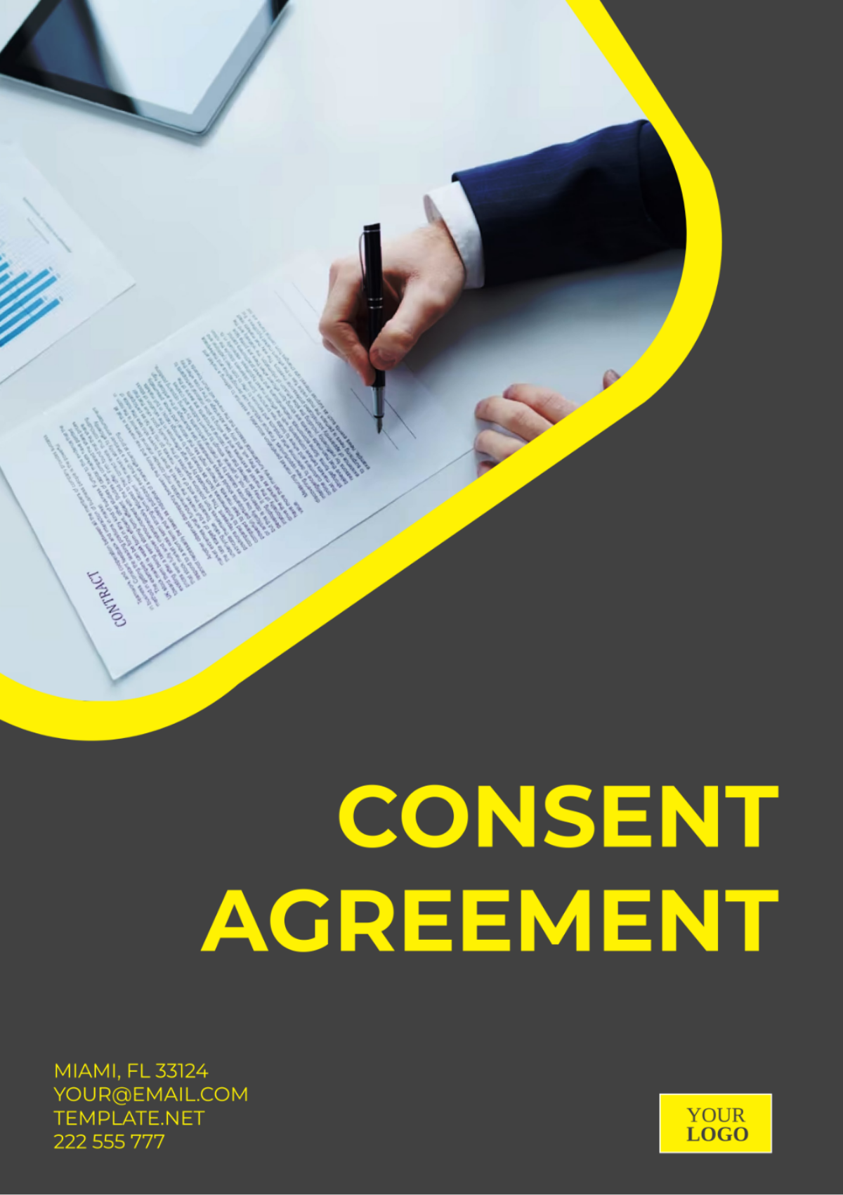 Consent Agreement Template - Edit Online & Download Example | Template.net